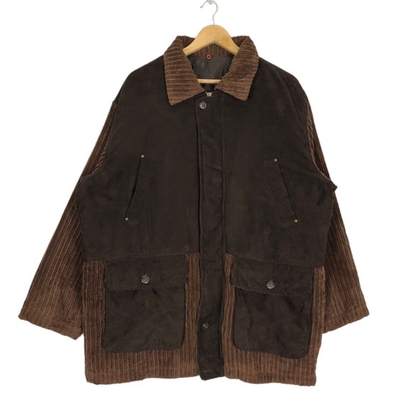 ジャケット・アウター jean louis fradet Jean Louis Fradet Corduroy Button Jacket and Full Zipper - Etsy