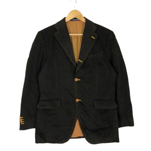 Yuji Yamada Japanese Brand Blazer Brown Jacket Coat Dark Brown Colour Medium Size