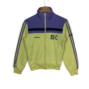 Vintage 90s Adidas Trefoil Small Logo Spellout Zipper Sweater Adidas Stripe Color Block  Crewneck Adidas Pullover Adidas Clothing Jumper