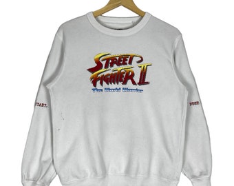 Street Fighter 2 warrior spiele Sweatshirt Rundhalsausschnitt