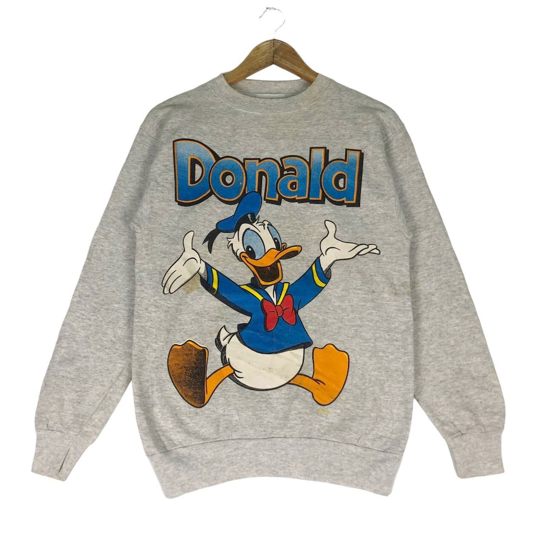 トップス 80's vintage duck comical sweat Rare Duck Head Sweater Retro Duck Head Sweater Vintage Duck