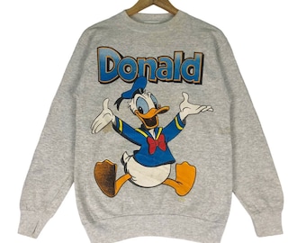 Vintage 90s Donald Duck Sweatshirt, Disney Pullover