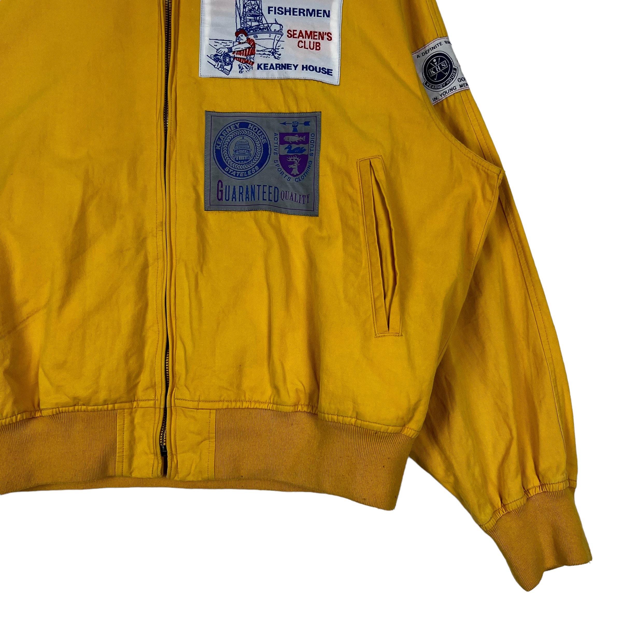 90年代のヴィンテージ カーニー ハウス ボンバー バーシティ