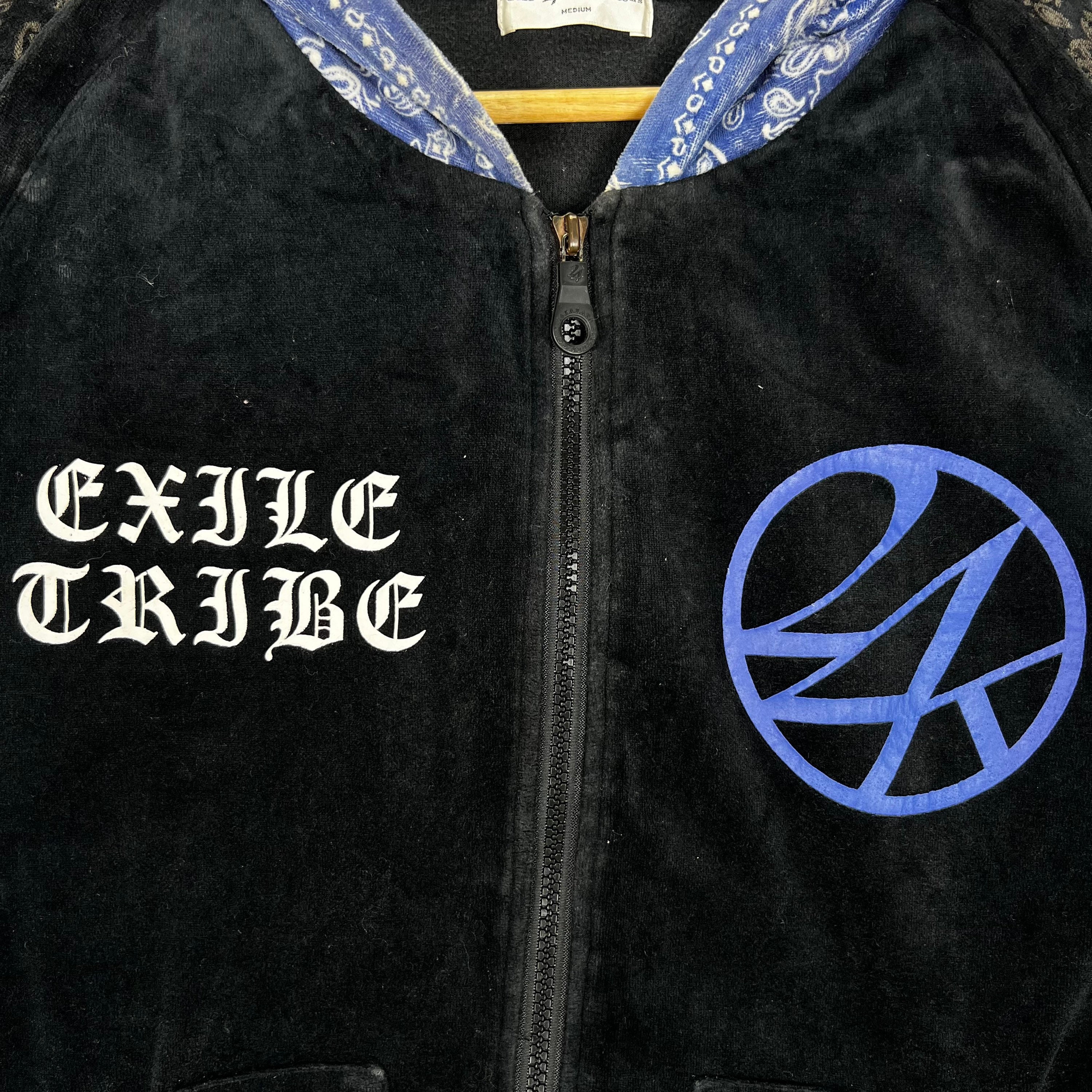 24 Karat Japan Exile Tribe Hoodie Paisley Sweatshirt - Etsy 24 Karat Japan Exile Tribe Hoodie Paisley Sweatshirt - Etsy