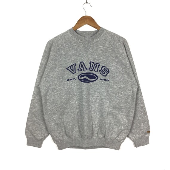 grey vans jumper