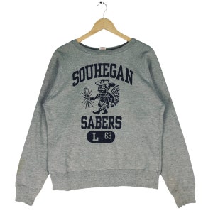 Sugar Cane Cheswick Souhagen Saber Crewneck Grey Colour Toyo Enterprise Sweatshirt Size Medium