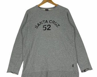 Sudadera vintage O'Neill Santa Cruz: jersey surfero de los 90 (talla L)