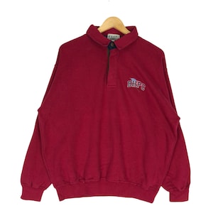 Beverly Hills Polo Club Sweatshirt BHPC Small Logo Maroon Colour Pullover Jumper Large Size