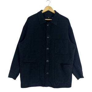 Jil sander x uniqlo button mid jacket