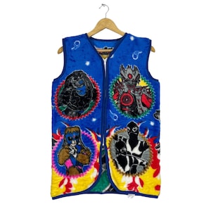 Kamen Rider Action Cartoon Fleece Vest