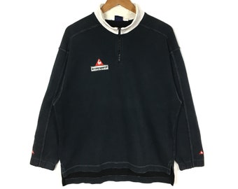 Vintage Le Coq Sportif Pullover: 90s Color Block Sweatshirt