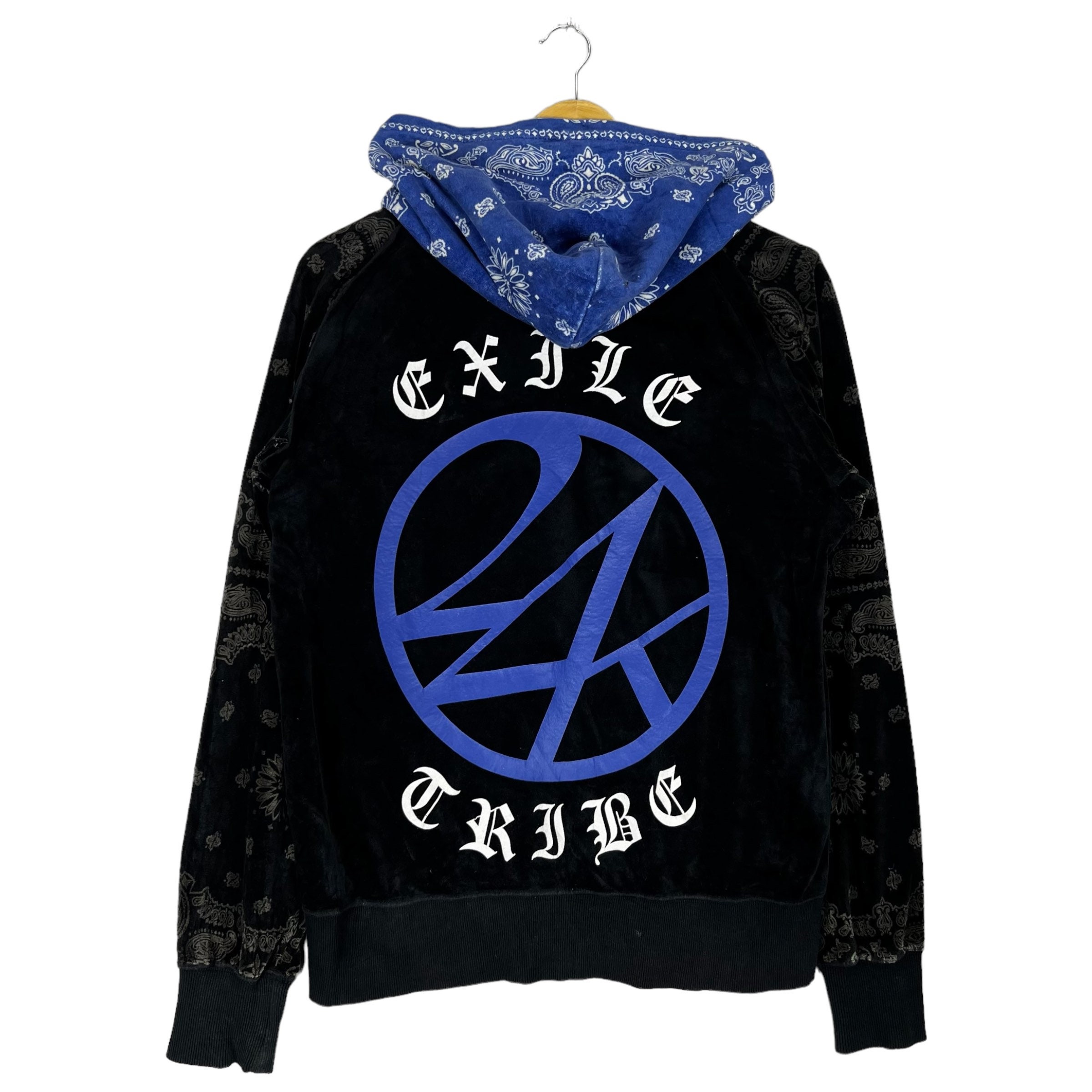 24 Karat Japan Exile Tribe Hoodie Paisley Sweatshirt - Etsy