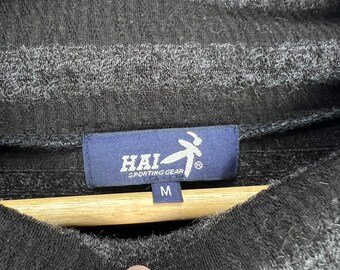 Hai Sporting Gear Issey Miyake Striped Crewneck Jumper - Etsy