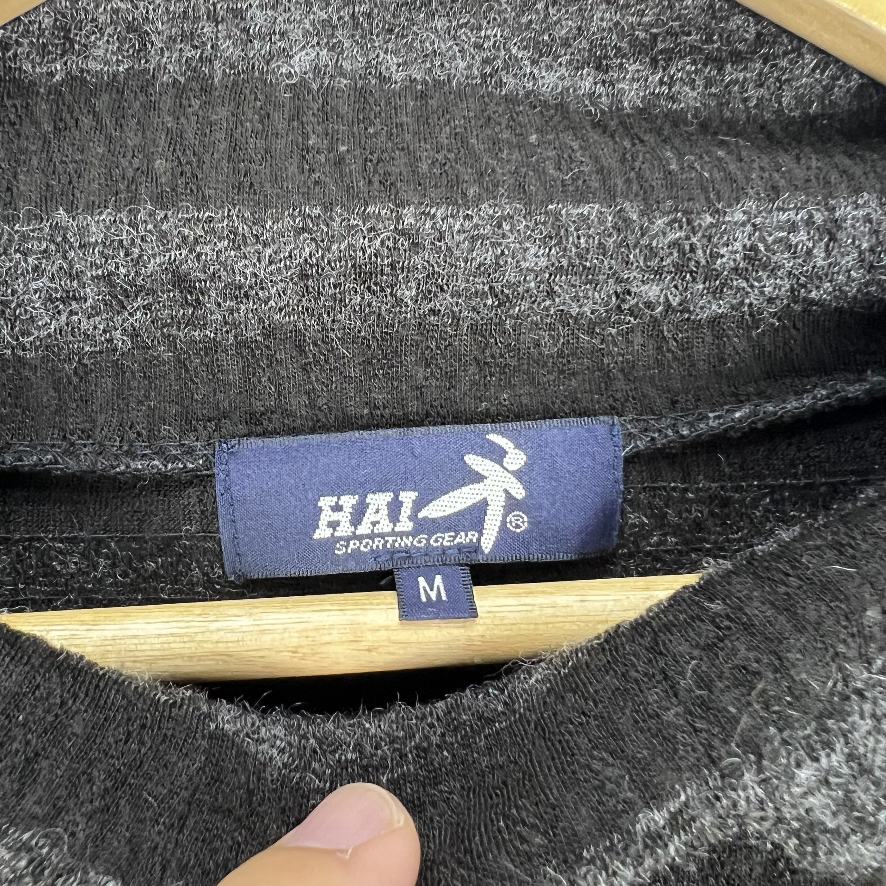 Hai Sporting Gear Issey Miyake Striped Crewneck Jumper - Etsy