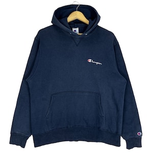 Vintage 90s Champion Hoodie Champion Basic Logo Pullover