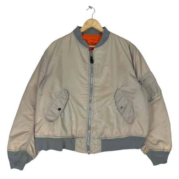 Military MA-1 flyer bomber zipper jacket - image 1