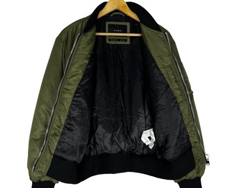 Zara Ma 1 Flight Bomber Zipper Jacket - Etsy Zara Ma 1 Flight Bomber Zipper Jacket - Etsy