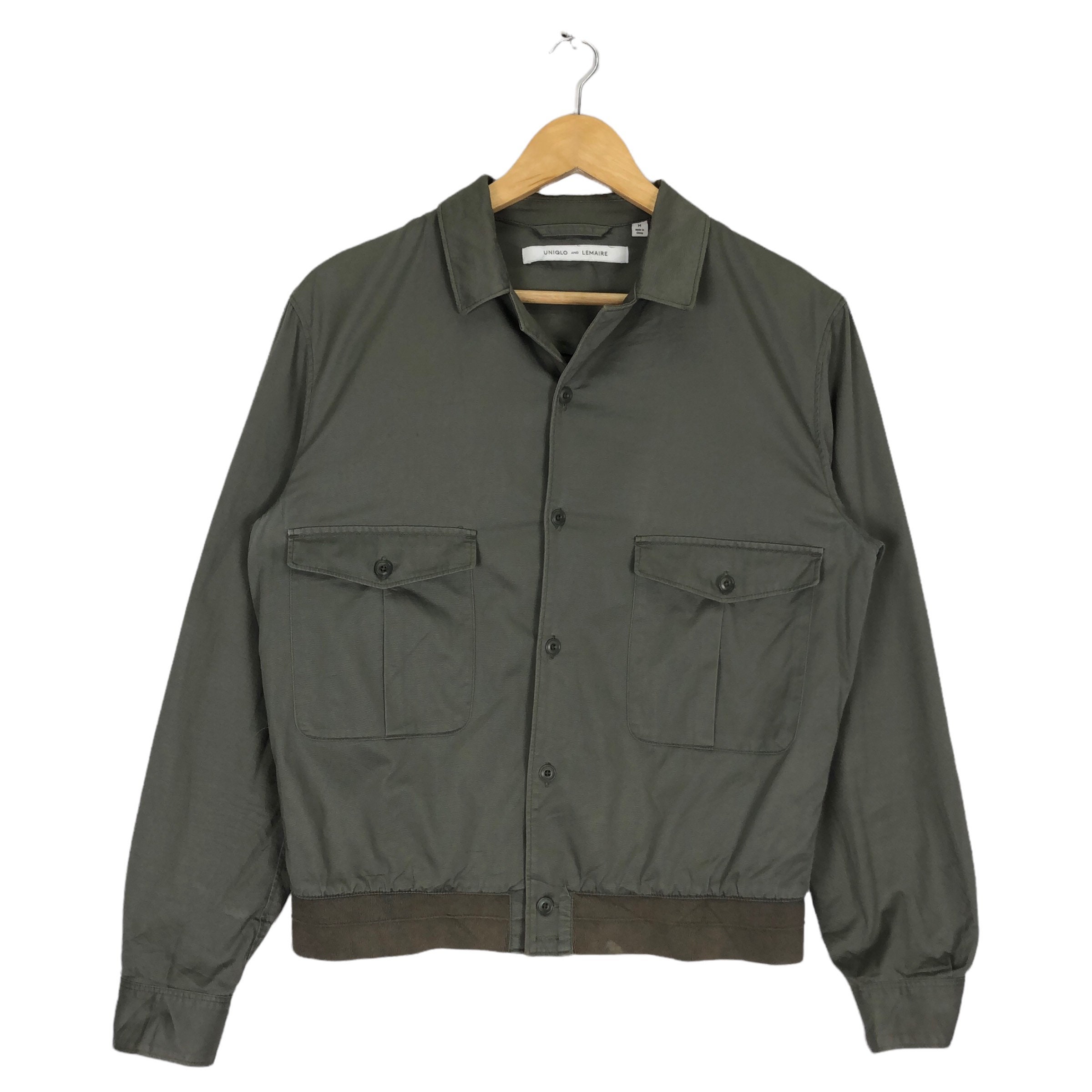 Uniqlo X Lemaire Olive Green Light Jacket First Collection Uniqlo X Lemaire Olive Green Light Jacket First Collection