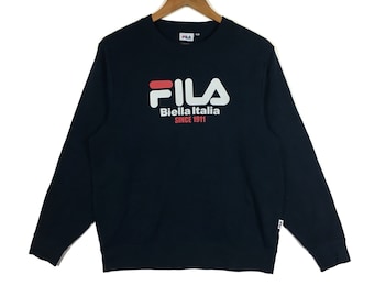 Vintage FILA Biella Italia Sweatshirt - Medium Crewneck Pullover