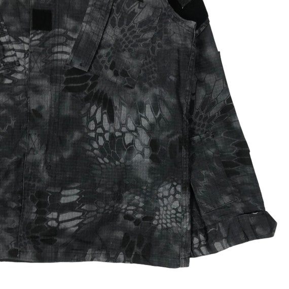 Military digital camo jacket Black Colour X Large Size Gem