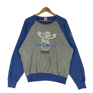 90s Adidas Trefoil Crewneck Sweatshirt Raglan Vintage Adidas