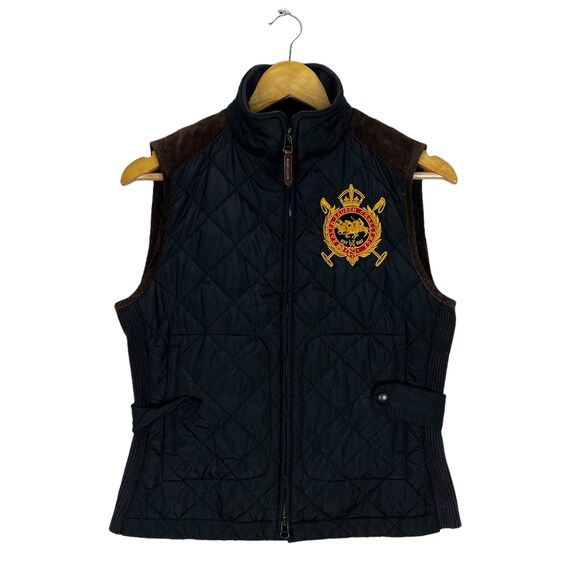 Ralph Lauren Sports Quilted Vest Jacket - Etsy