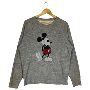 Mickey mouse grey sweatshirt crewneck