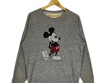 Mickey-mouse grau Sweatshirt mit Rundhalsausschnitt