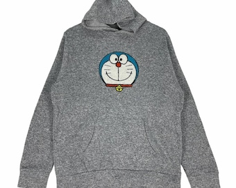 Doraemon Hoodie: Vintage Cartoon Sweatshirt, Große Größe