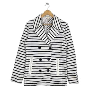 Takeo Kikuchi Japan Trench Coat jacket Stripe