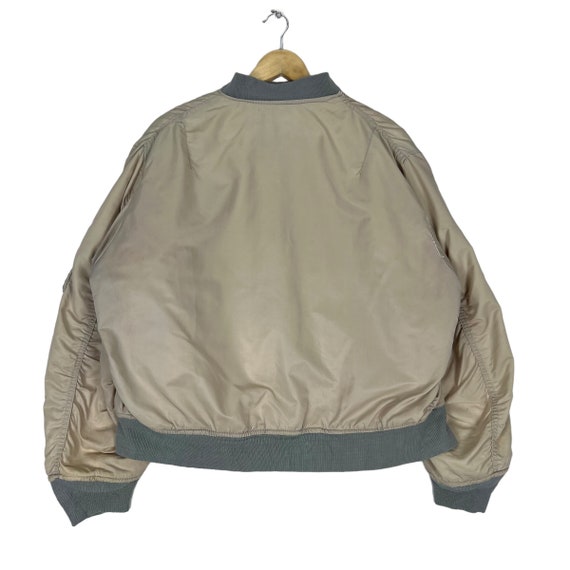 Military MA-1 flyer bomber zipper jacket - image 7