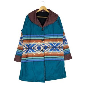 Native hippie hoodie button jacket like Pendleton