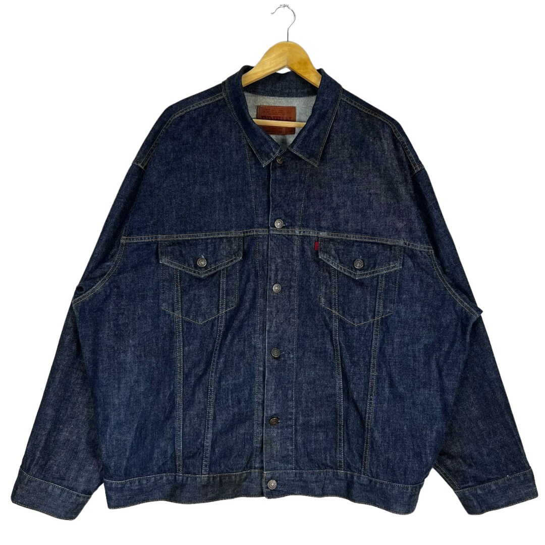 Edwin Vintage Denim Jacket Button Up - Etsy