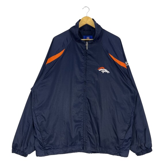 Denver Broncos Nfl Reebok Zipper Light Jacket - Etsy