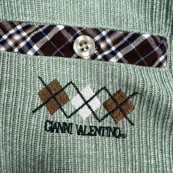 Vintage 90s GIANNI VALENTINO Italy Sweatshirt Gia… - image 5