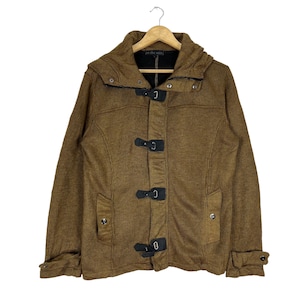 In the attic strap button jacket
