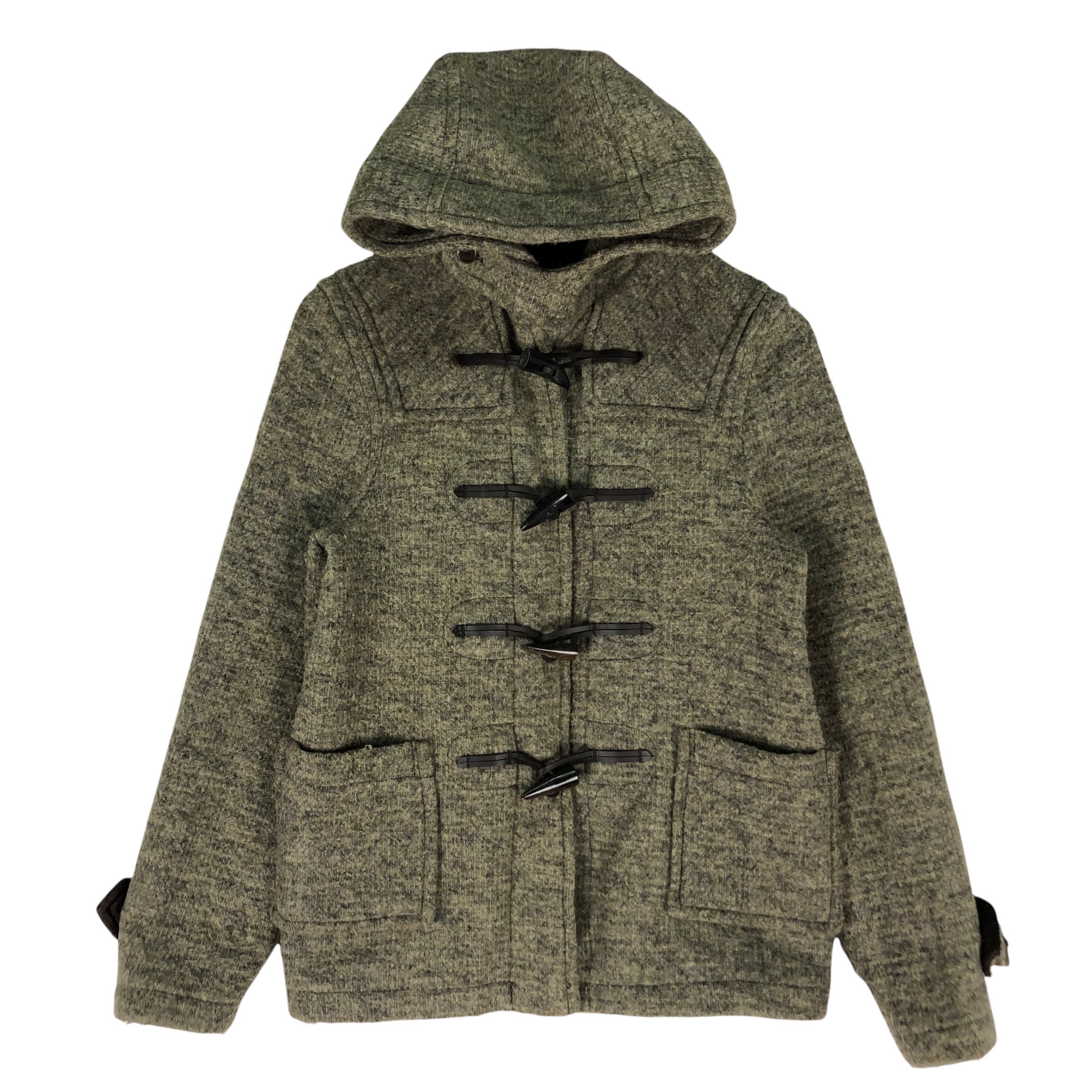 Fano Studios】Horn buckle fur duffle coat FD20W237