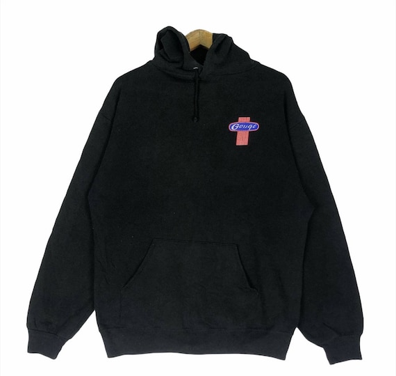 トップス 90s goodenough logo knit black GDEH Vintage 90s GOUGE Sweatshirt Hoodie Skate Crewneck Black