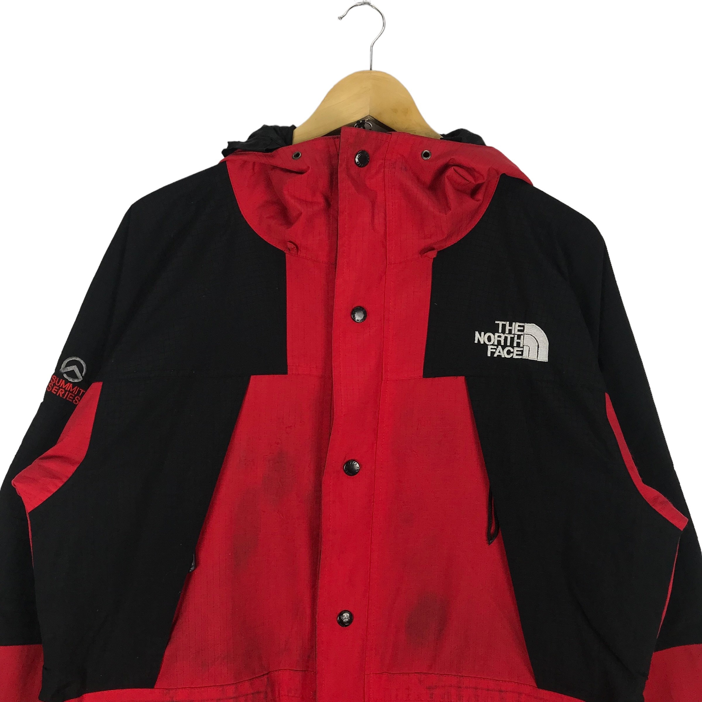 VTG the North Face Gore Tex Summit Series Red Hooded Large - Etsy