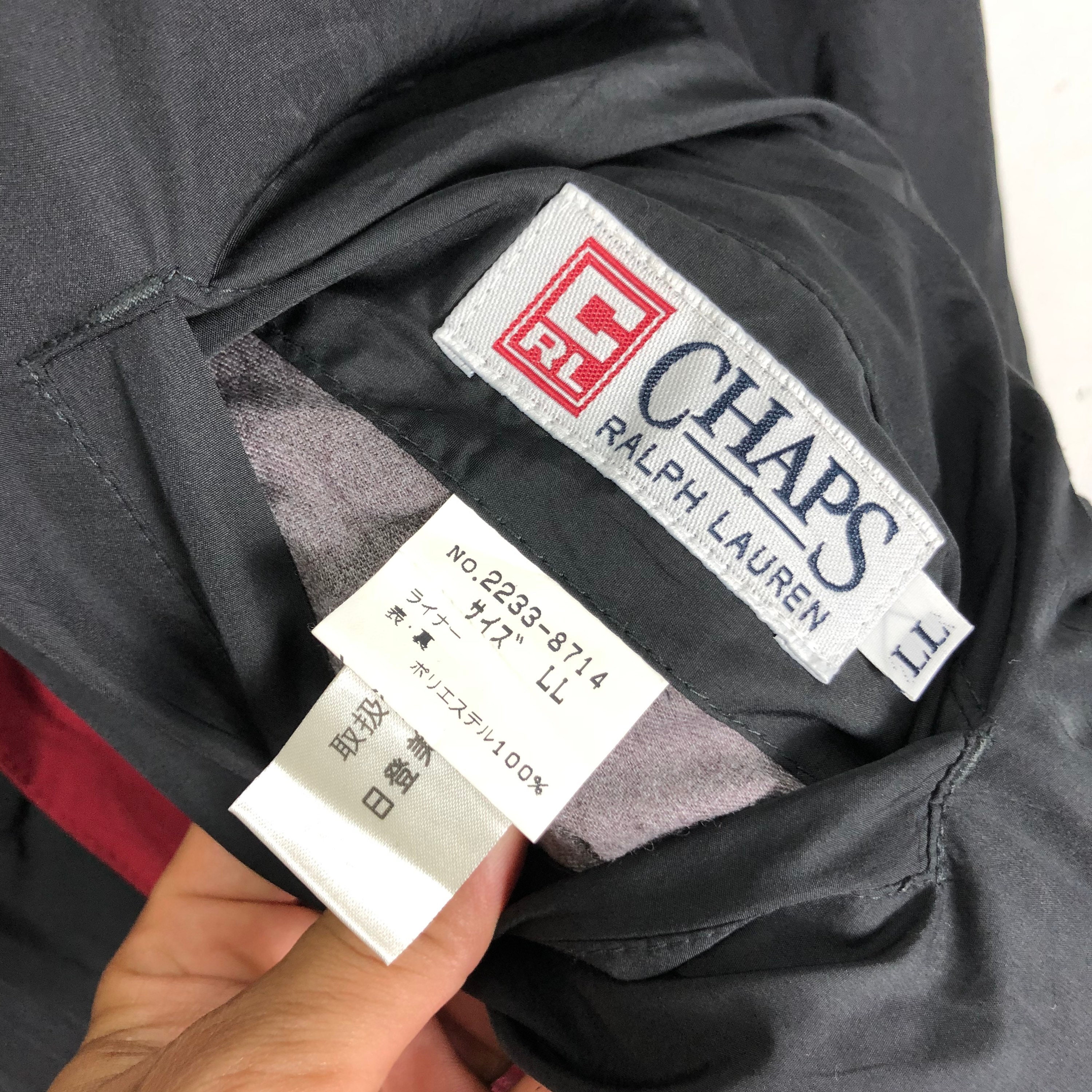 Vintage Chaps X Ralph Lauren Reversible Full Zip Jacket (XL) - Etsy