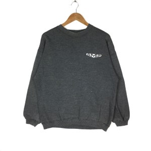 Vintage 90s SMP Skateboarding Skateboard Sweatshirt Grey Colour Medium Size Pullover Jumper