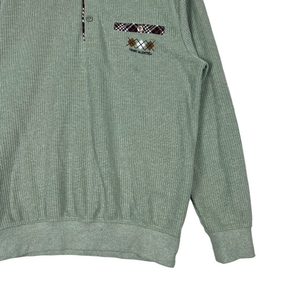 Vintage 90s GIANNI VALENTINO Italy Sweatshirt Gia… - image 4