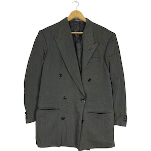 Giorgio Armani double breasted blazer coat