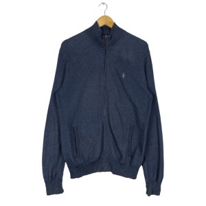 Polo Ralph Lauren Small Pony Knitwear Sweater Full Zipper