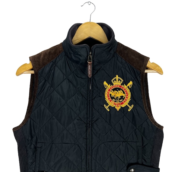 Vintage Polo by Ralph Lauren Down Puffer Vest Size XL Black