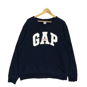 Gap Big Logo Sweatshirt Crewneck Pullover Navy Blue Colour X Large Size
