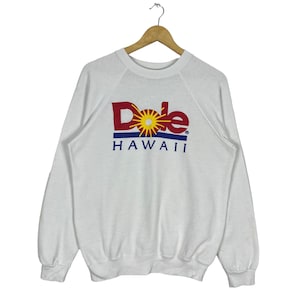 80’s Dole Hawaii Sweatshirts spell out Logo