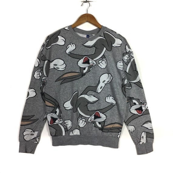 Oversized Varsity Bugs Bunny License Sweatshirt