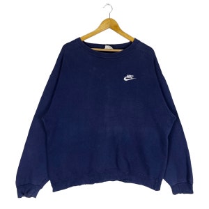 90s Nike Swoosh Small Logo Pullover Crewneck Sweatshirt