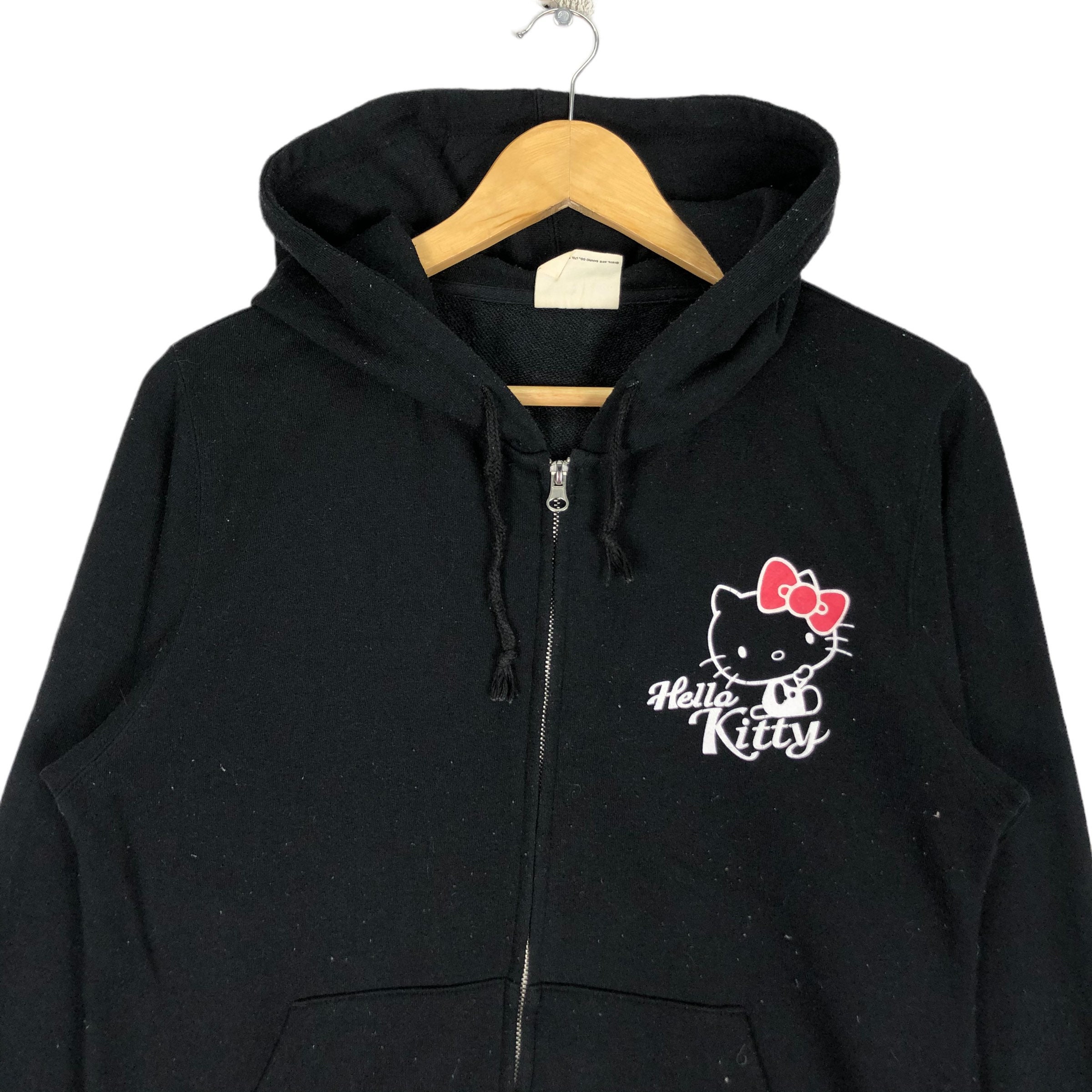 HELLO KITTY Hoodie Big Logo Cartoon Sweater Pullover Jumper